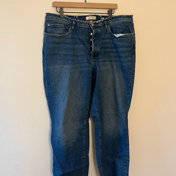 Warp & Weft ASE Straight cropped jeans size 18 Plus size - Picture 2 of 2